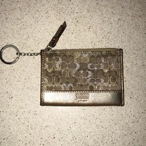 Coach keychain cardholder